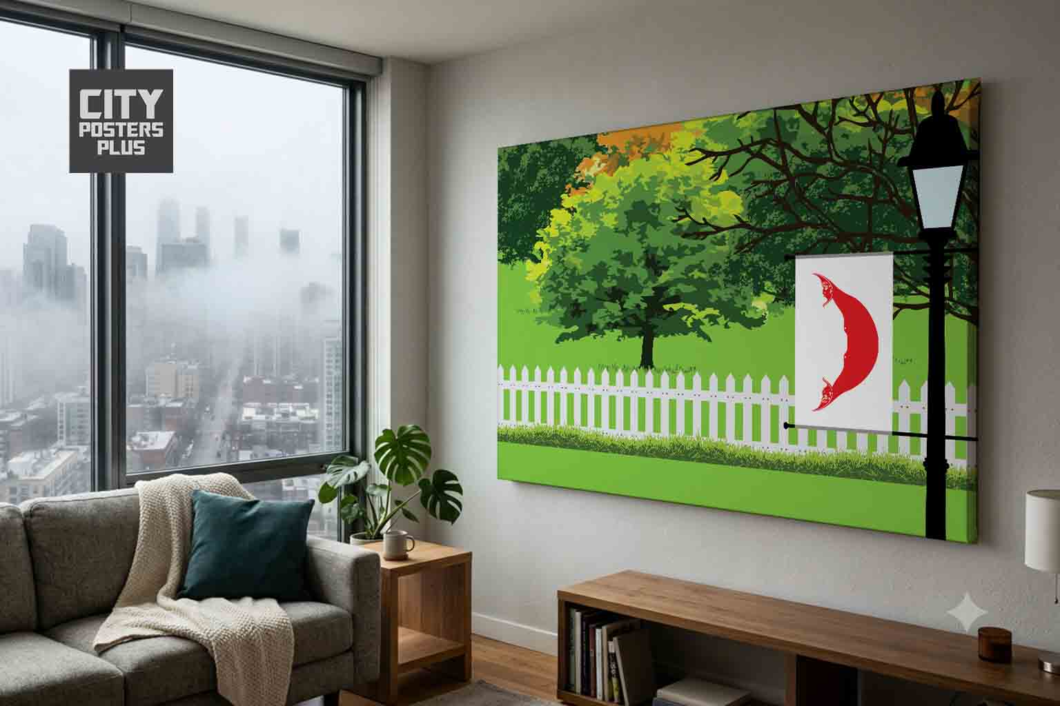 Easter Island - Rapa Nui Home Town Trees Landscape Canvas Wrapped Wall Art