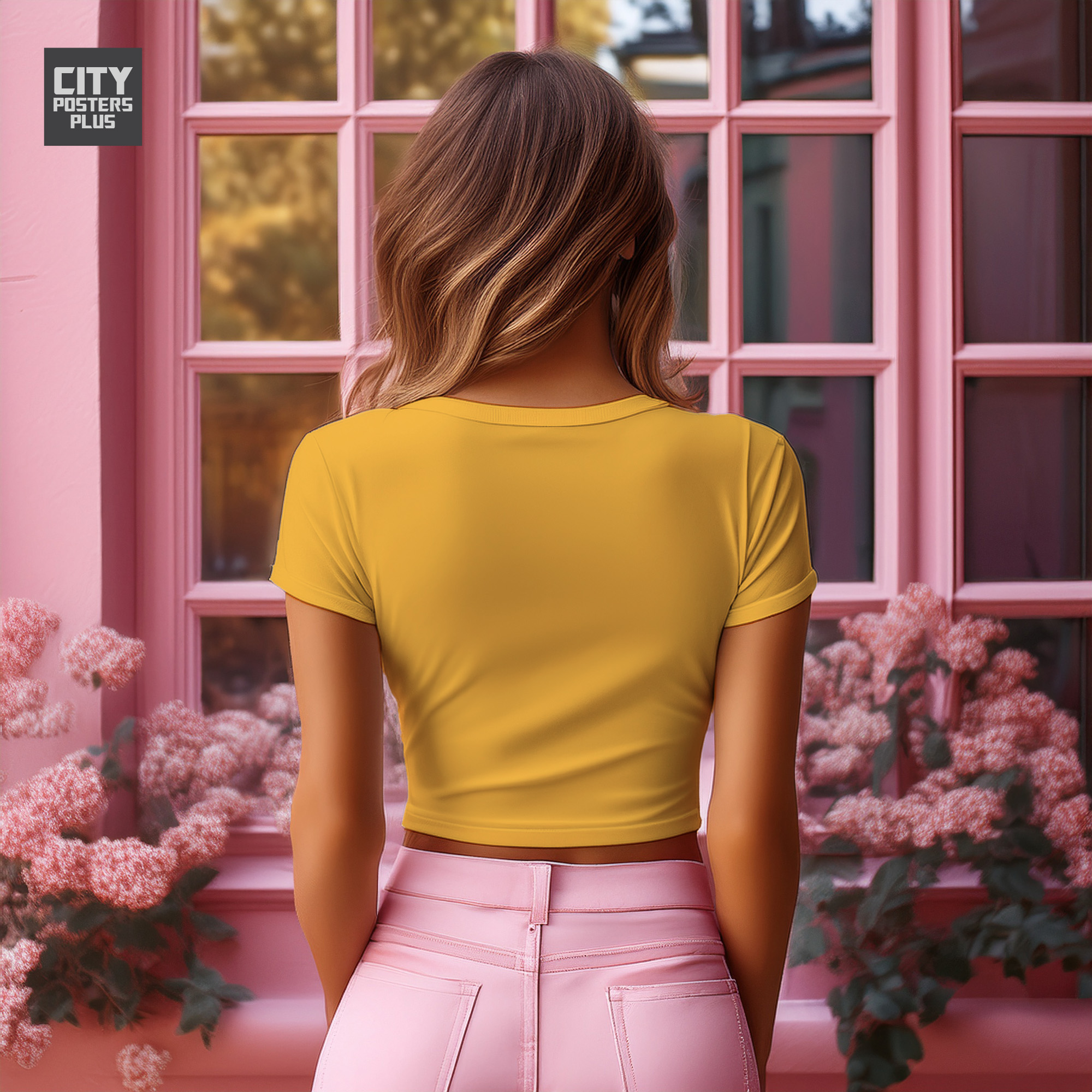 1801 Year Women Crop Top (Golden Yellow)