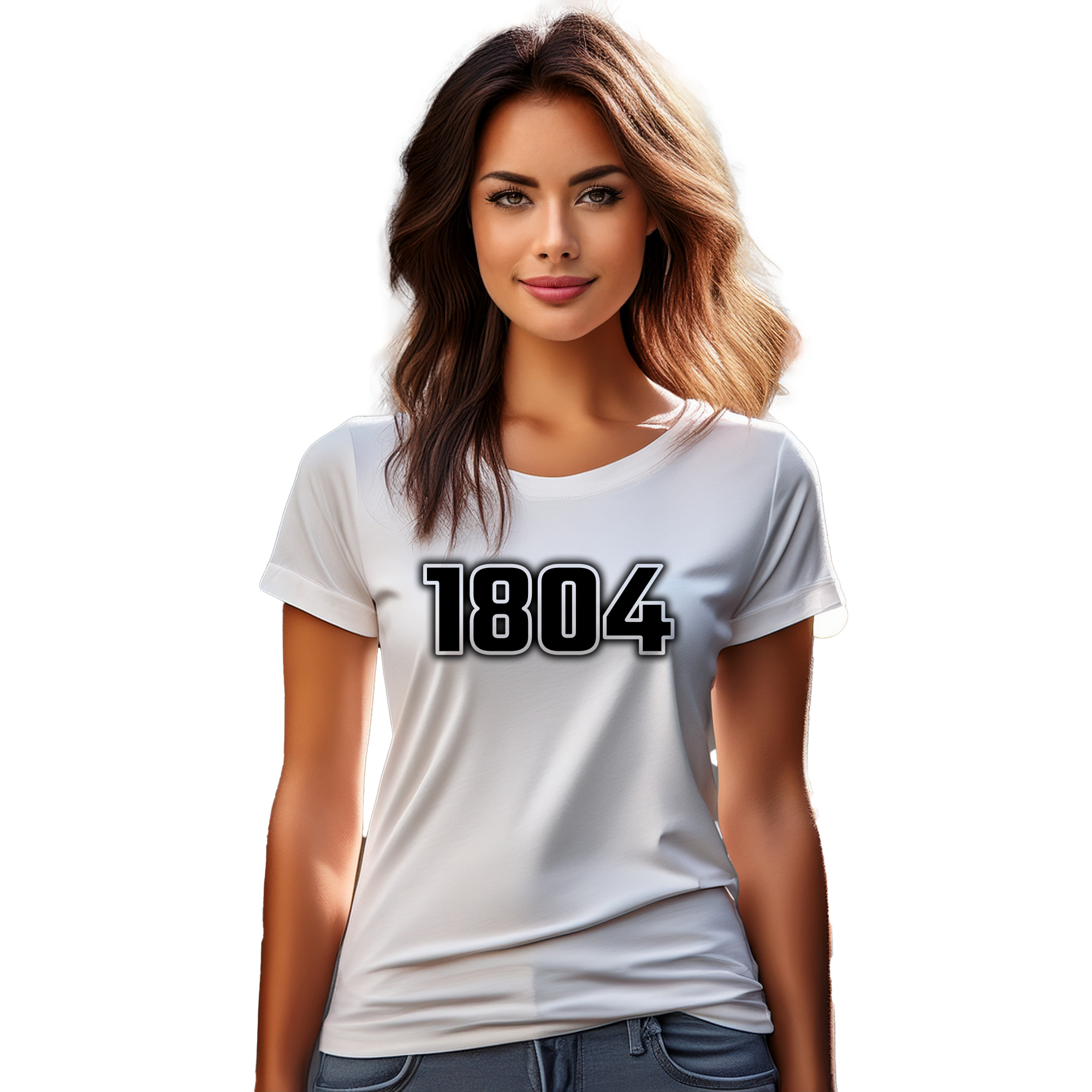 1804 Year Women T-Shirt (White) | 360 Fog Plus