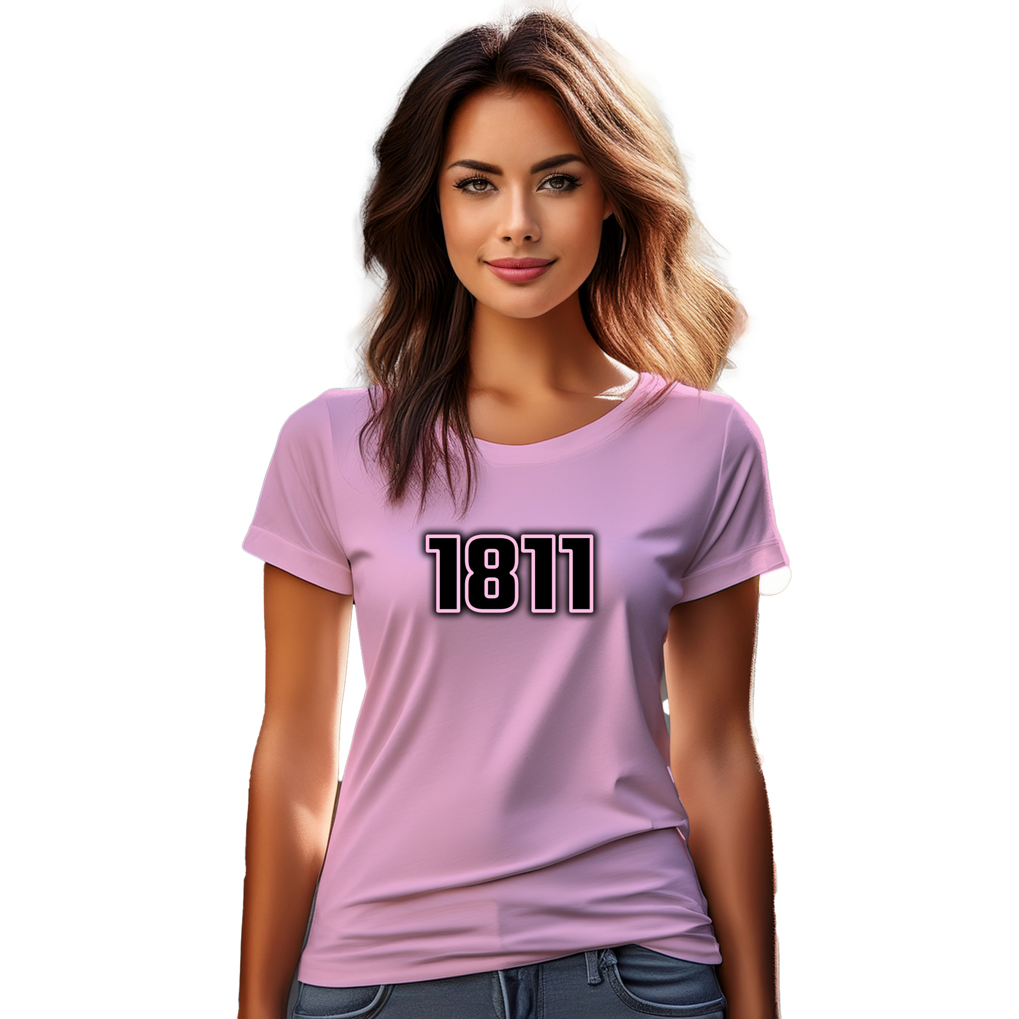 1811 Year Women T-Shirt (Light Pink) | 360 Fog Plus