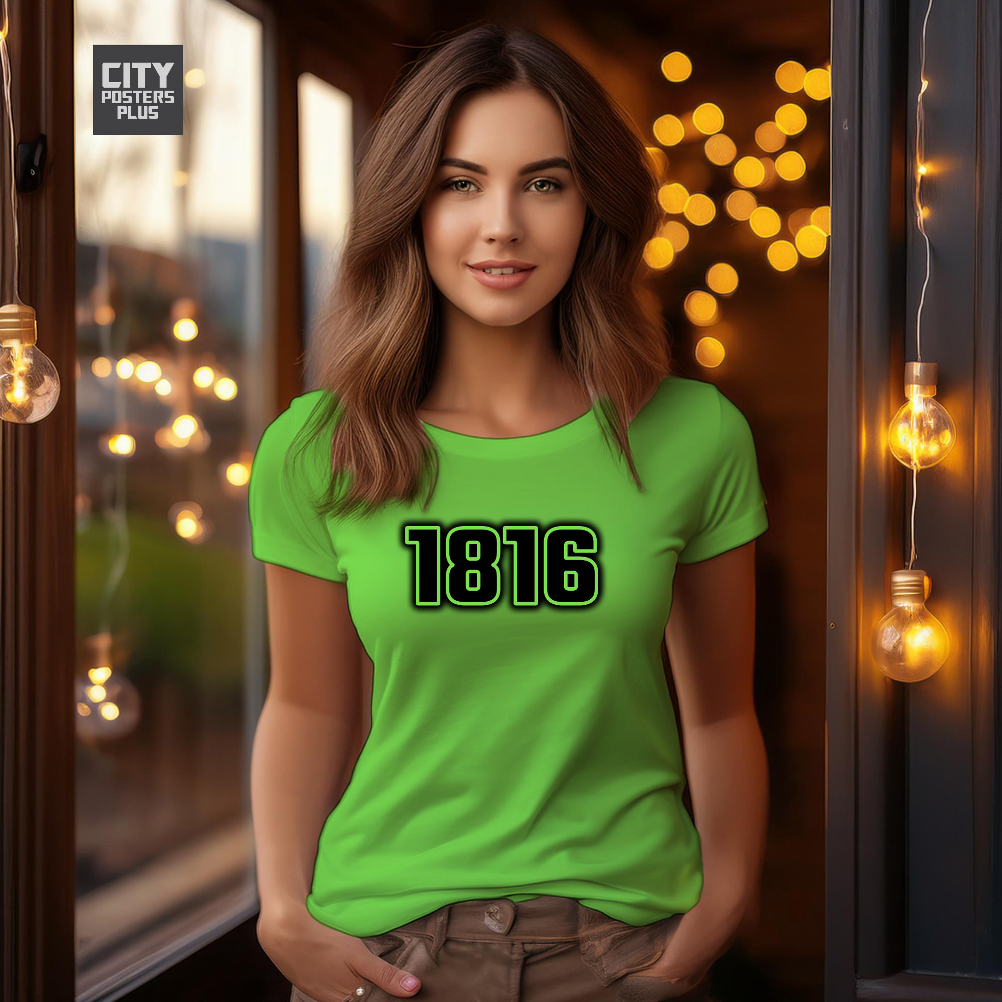 1816 Year Women T-Shirt (Liril Green)