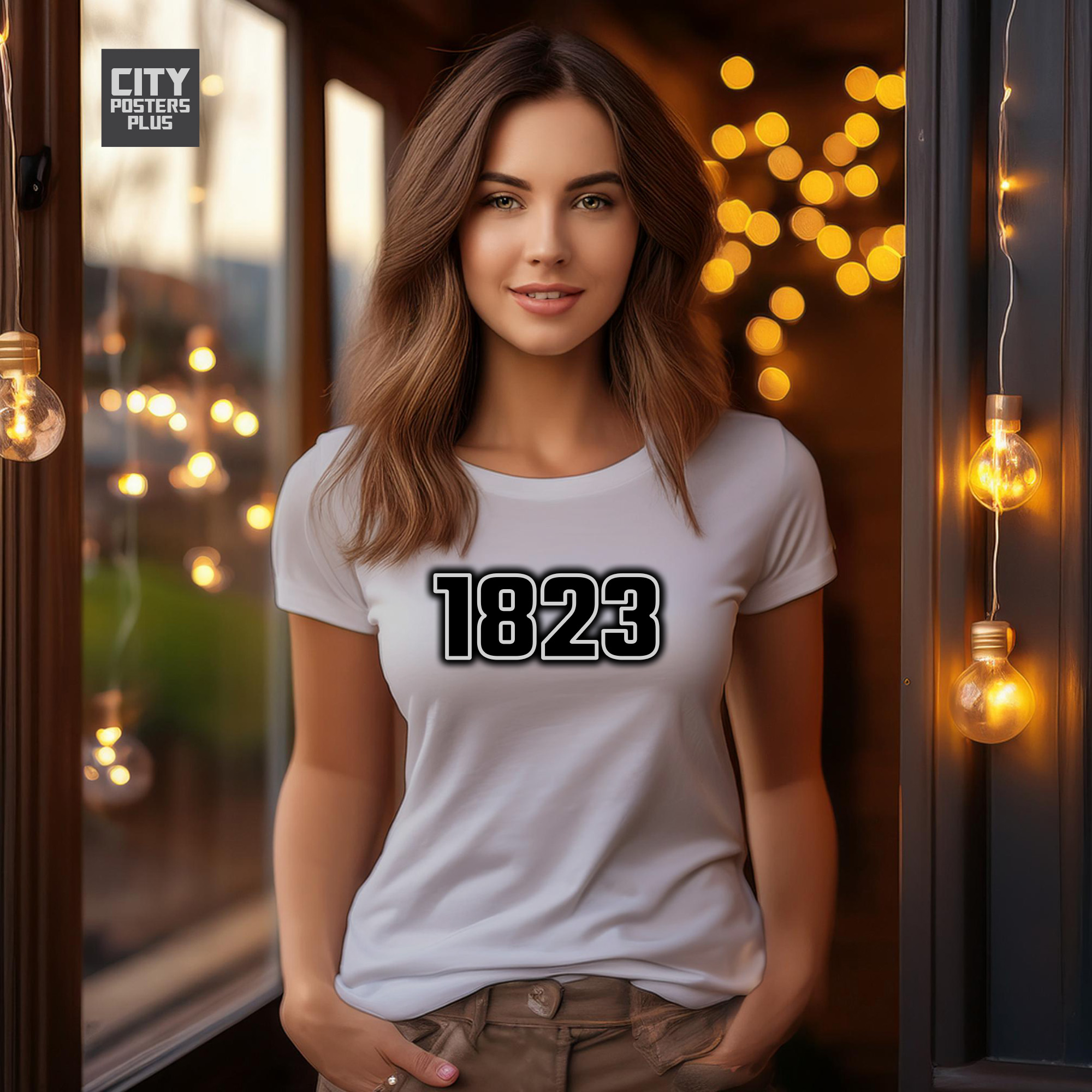 1823 Year Women T-Shirt (Melange Grey)
