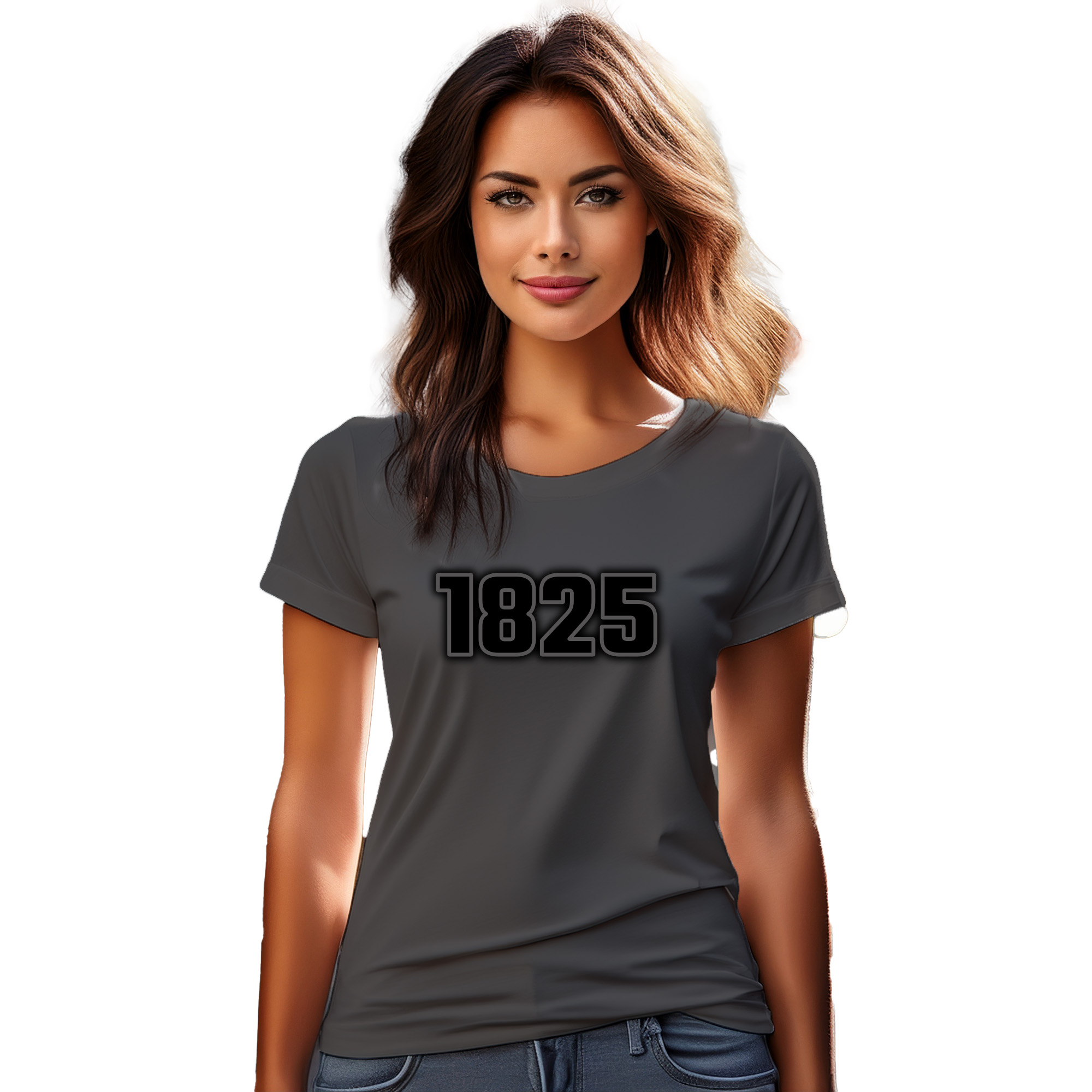1825 Year Women T-Shirt (Charcoal Grey) | 360 Fog Plus