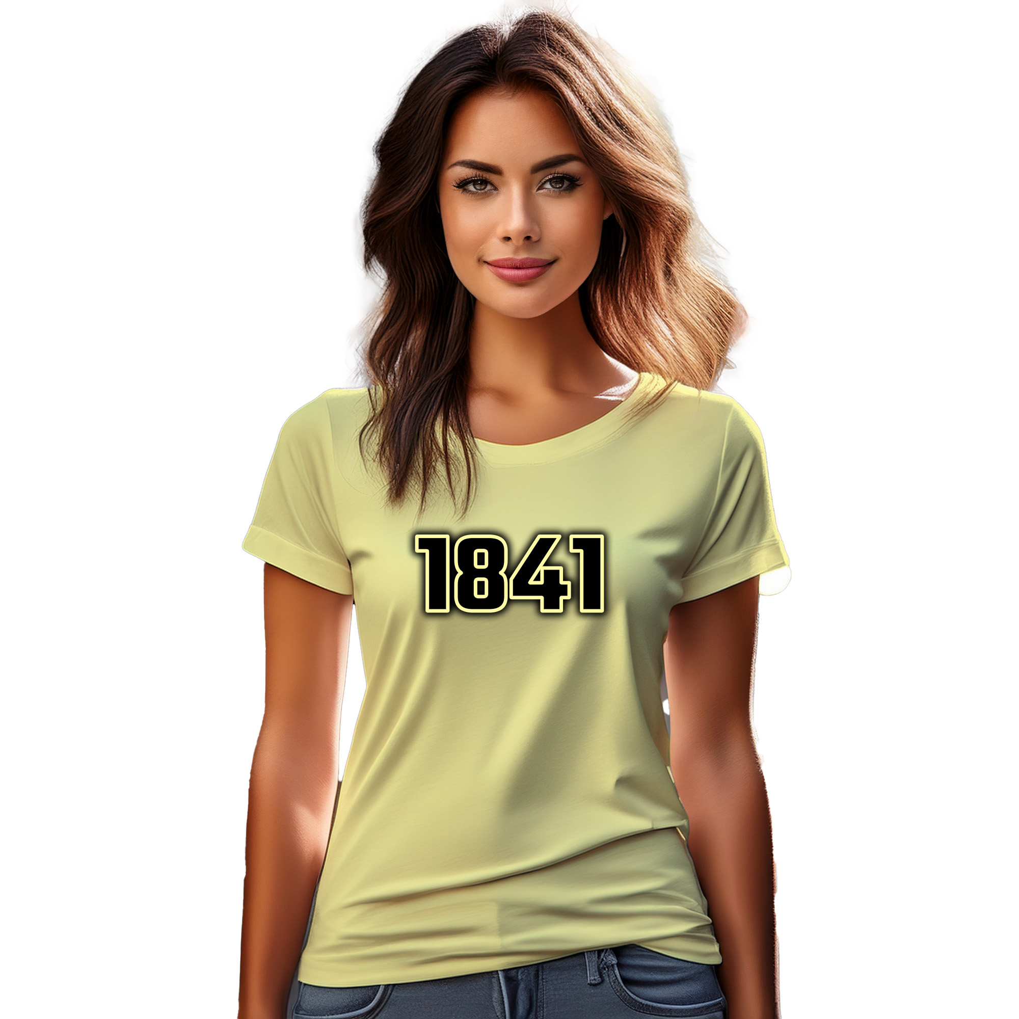 1841 Year Women T-Shirt (Butter Yellow) | 360 North Plus
