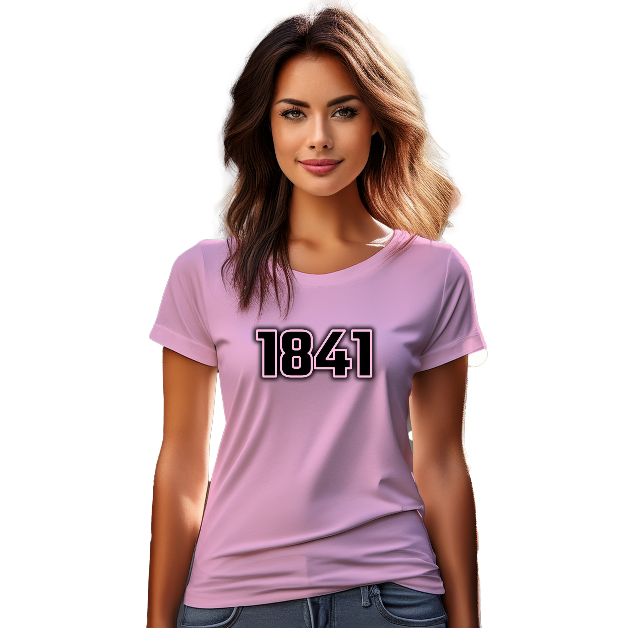 1841 Year Women T-Shirt (Light Pink) | 360 Fog Plus
