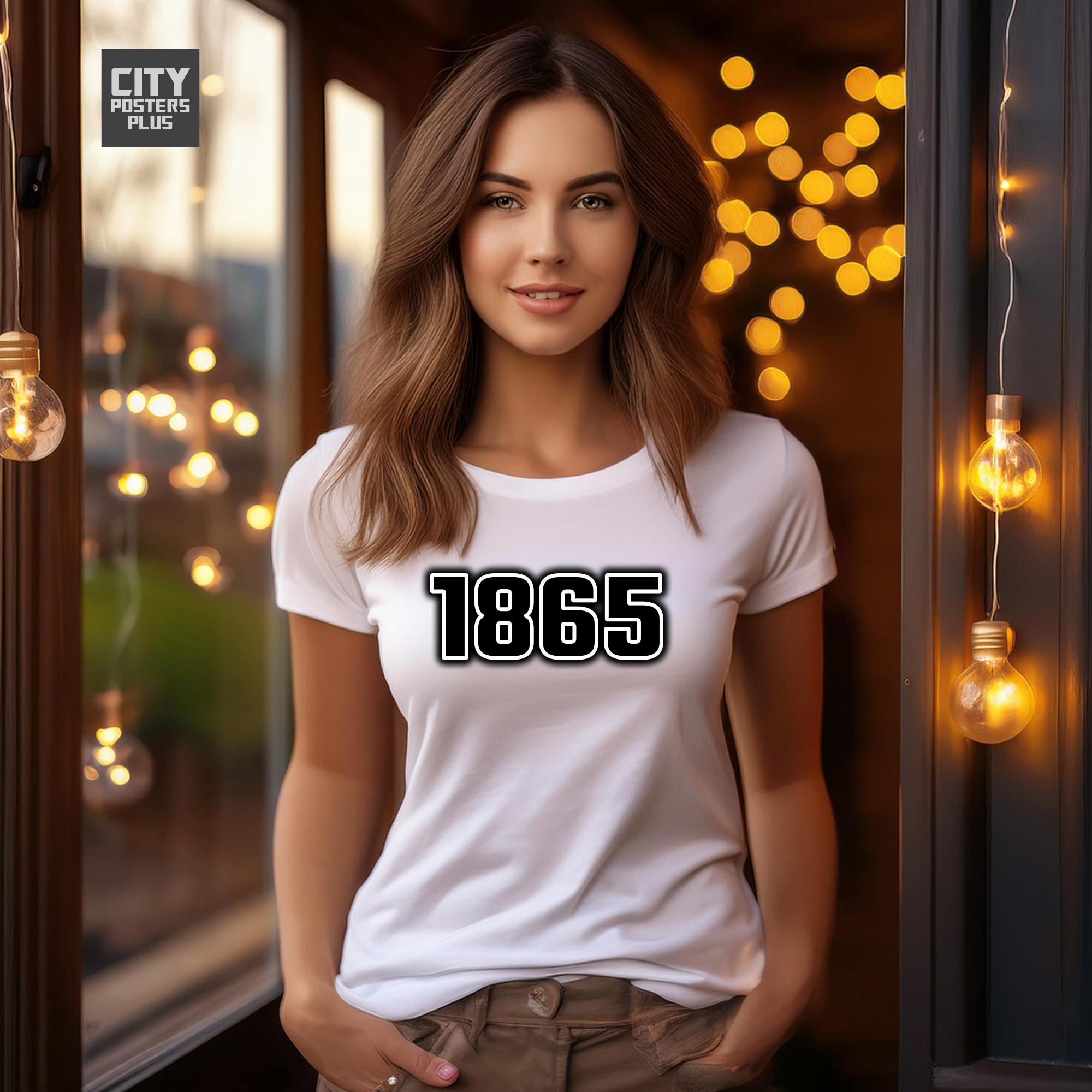 1865 Year Women T-Shirt (White)