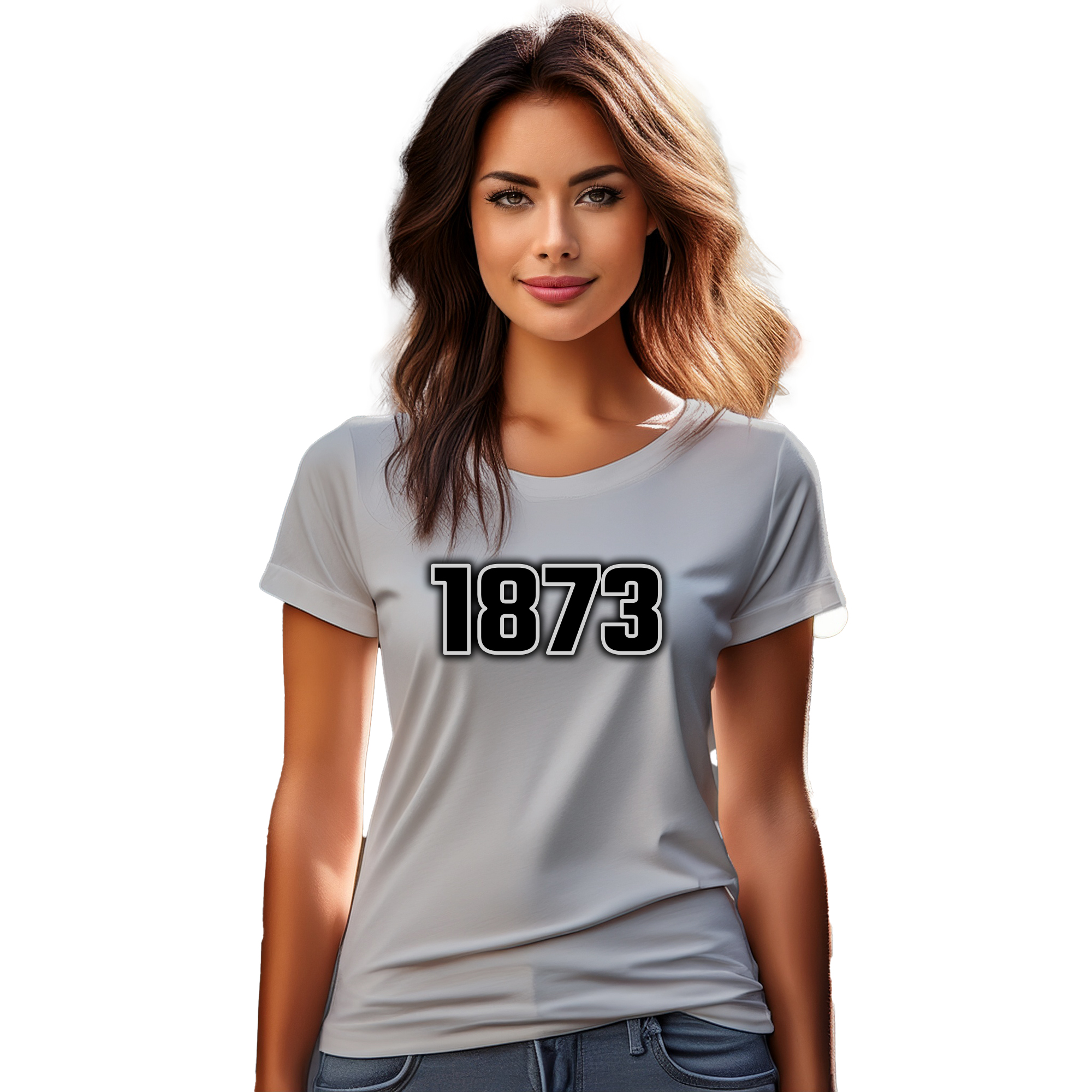1873 Year Women T-Shirt (Melange Grey) | 360 Fog Plus