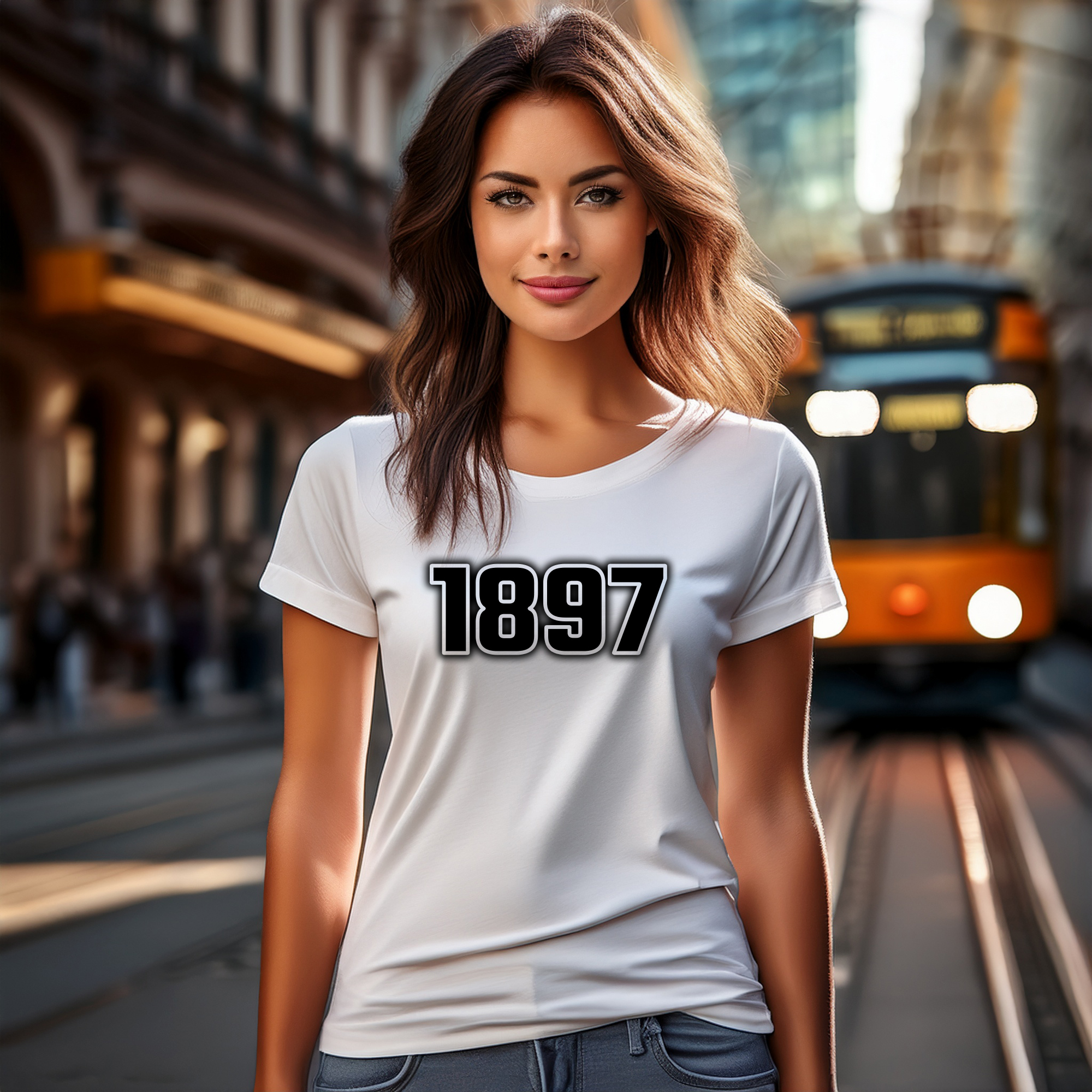 1897 Year Women T-Shirt (White)