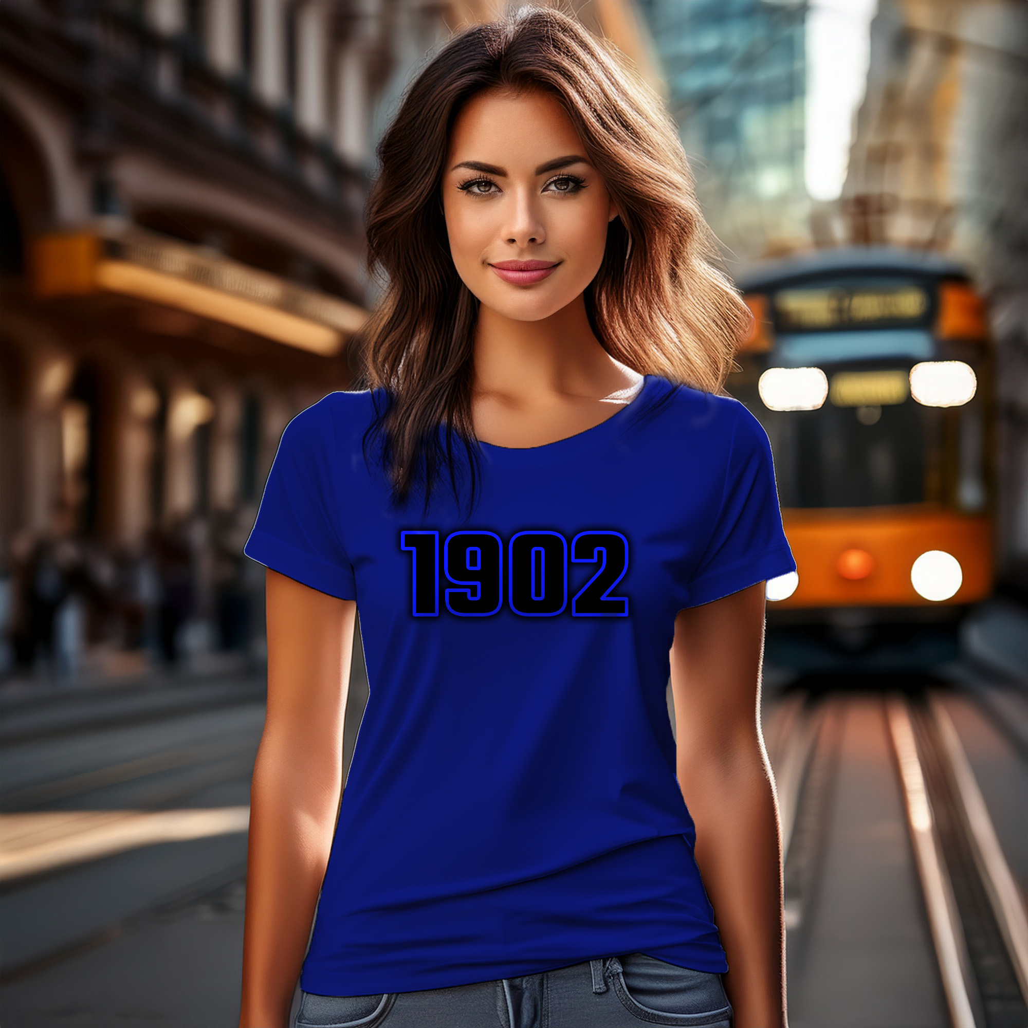 1902 Year Women T-Shirt (Royal Blue)