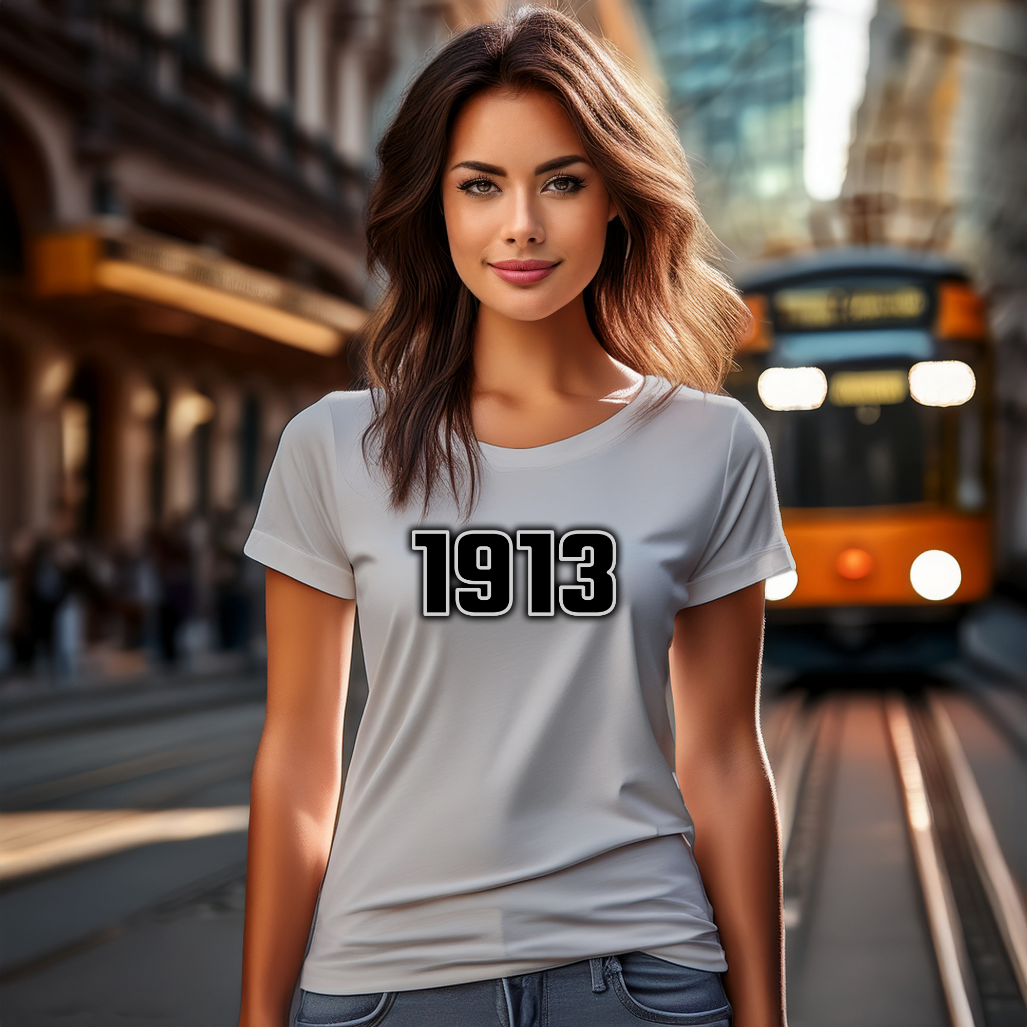 1913 Year Women T-Shirt (Melange Grey)