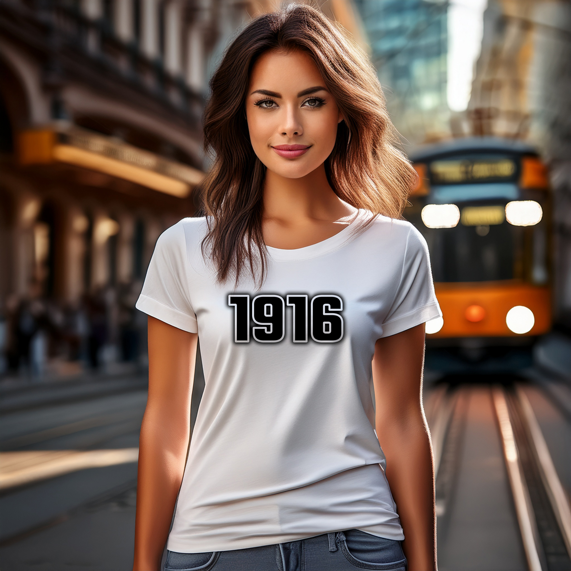 1916 Year Women T-Shirt (White)