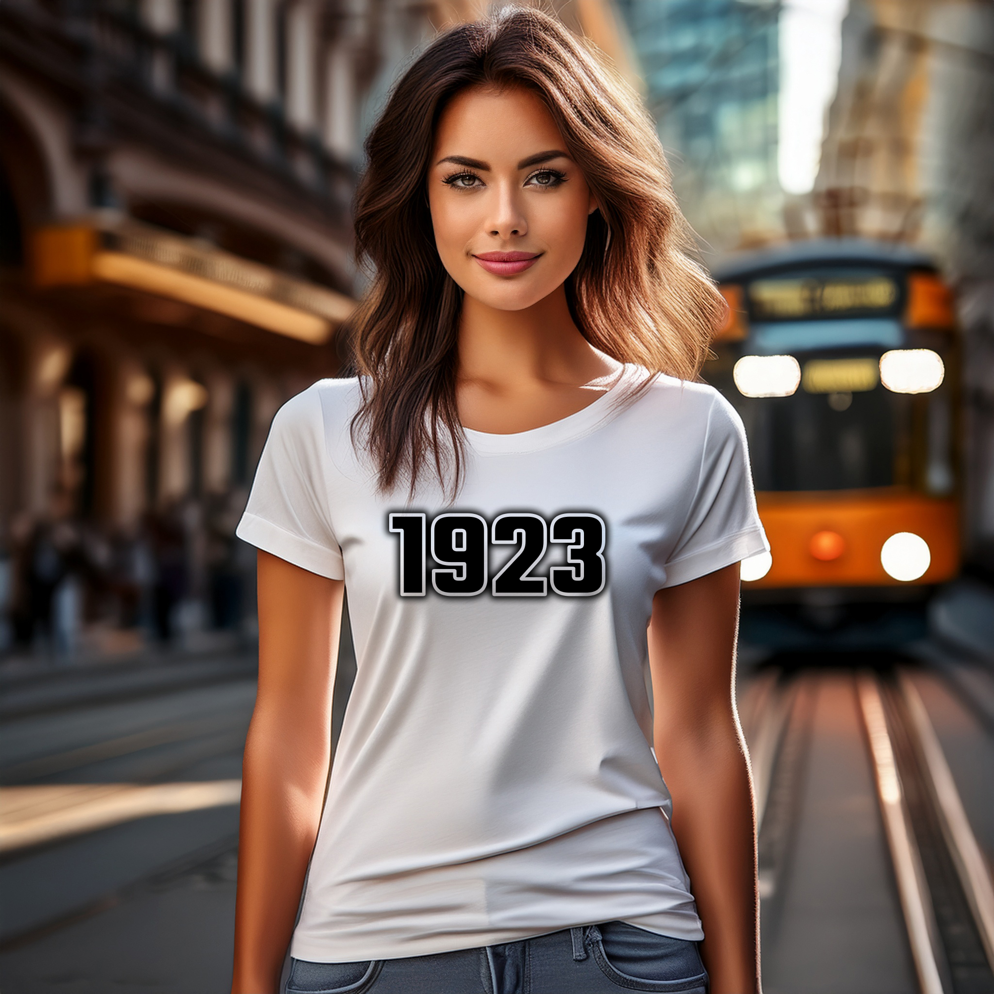 1923 Year Women T-Shirt (White)
