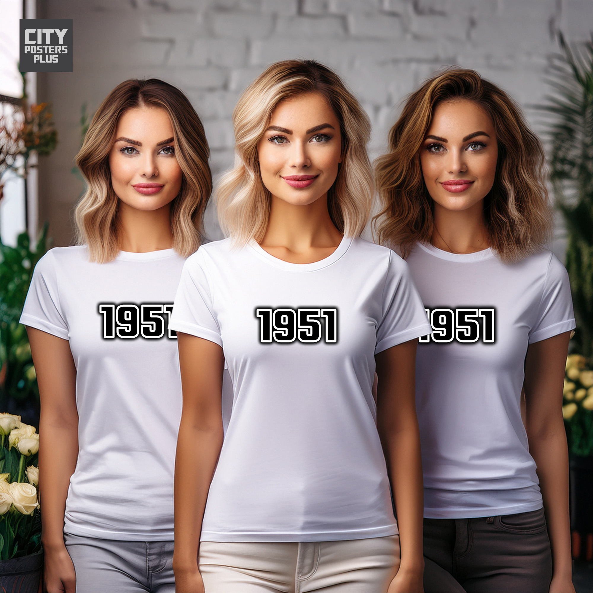 1951 Year Women T-Shirt (White)