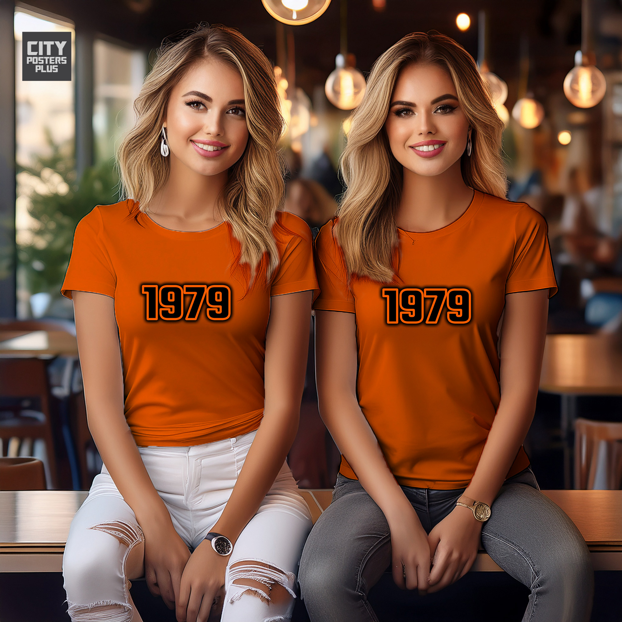 1979 Year Women T-Shirt (Orange)