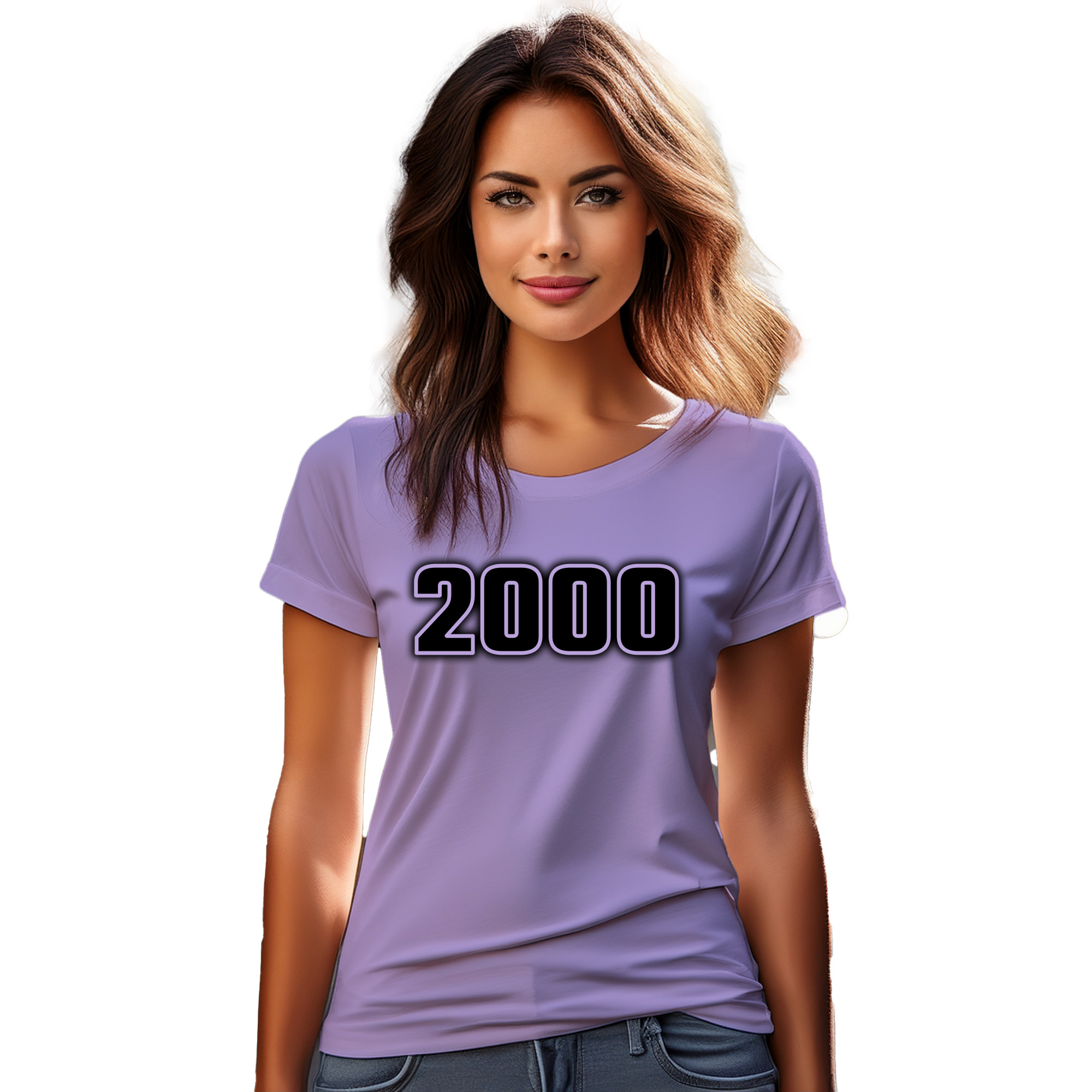 2000 Year Women T-Shirt (Iris Lavender) | 360 Fog Plus