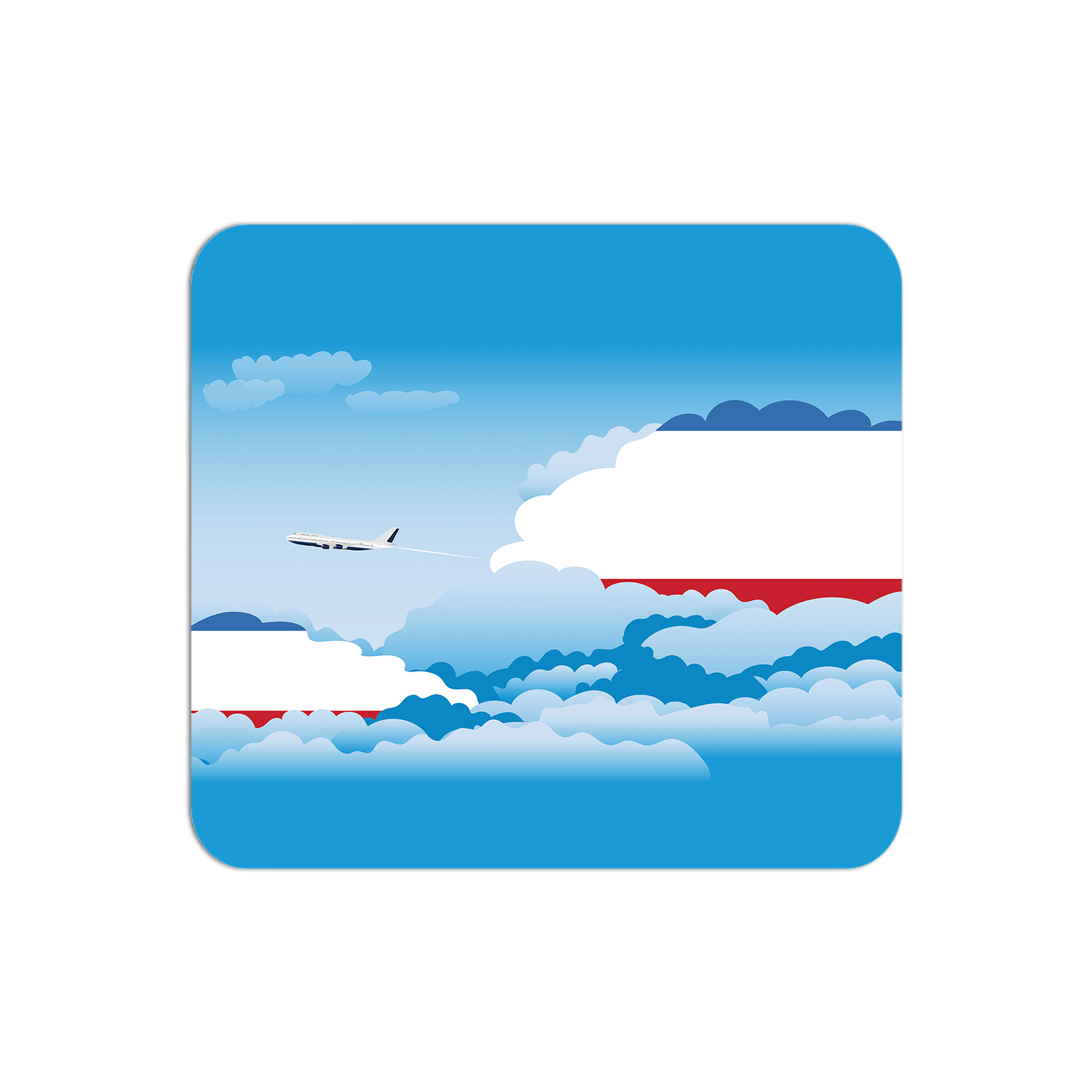 Crimea Airplane Airport Flight Day Clouds Mousepad 
