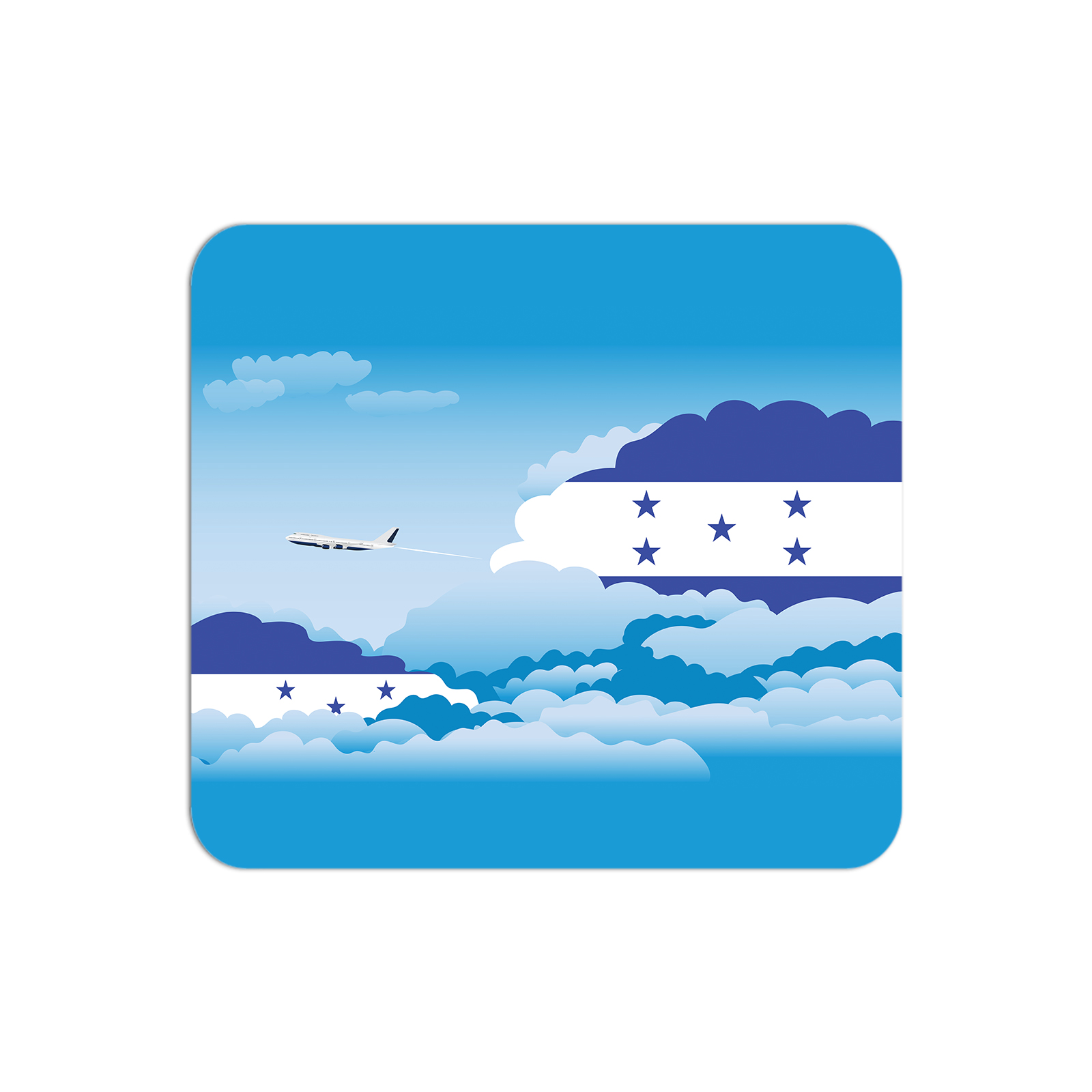 Honduras Airplane Airport Flight Day Clouds Mousepad 