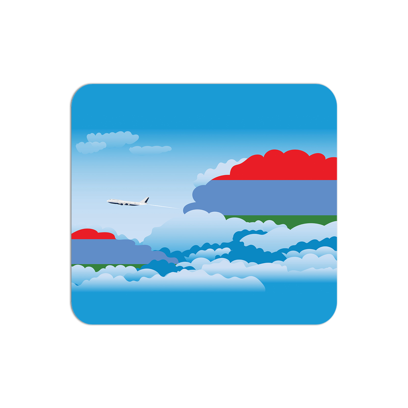 Karelia Airplane Airport Flight Day Clouds Mousepad 