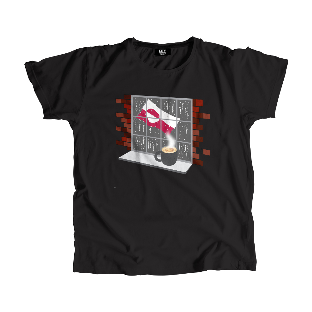 Greenland Coffee Rain Men Unisex T-Shirt