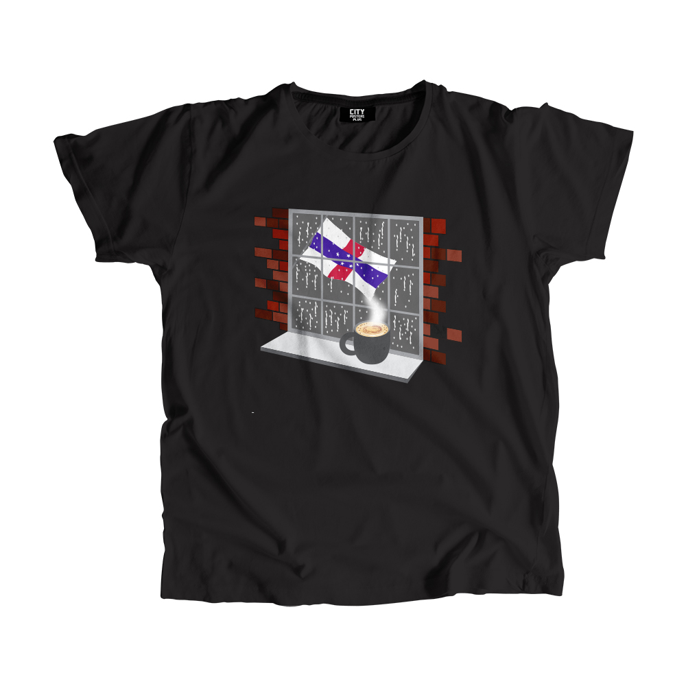 Netherlands Antilles Coffee Rain Men Unisex T-Shirt