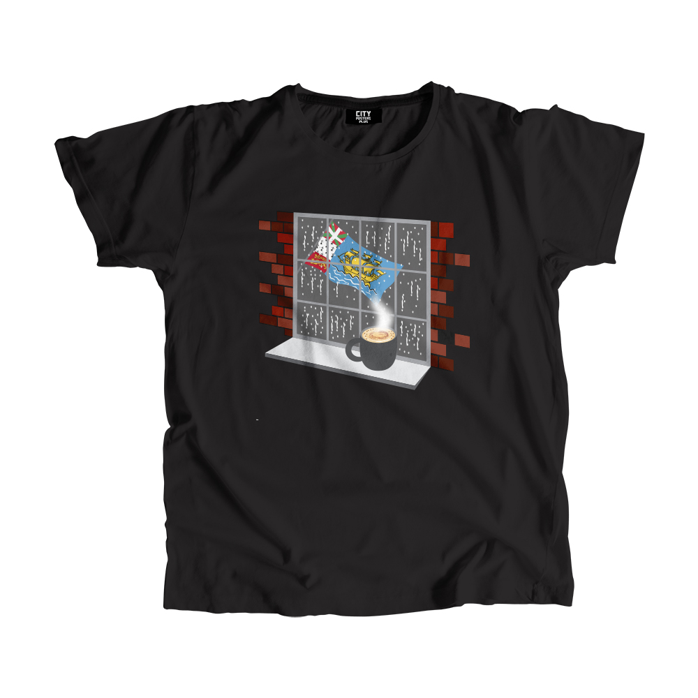 Saint Pierre and Miquelon Coffee Rain Men Unisex T-Shirt
