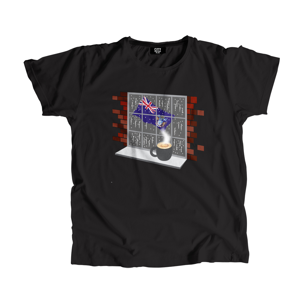 Tristan da Cunha Coffee Rain Men Unisex T-Shirt