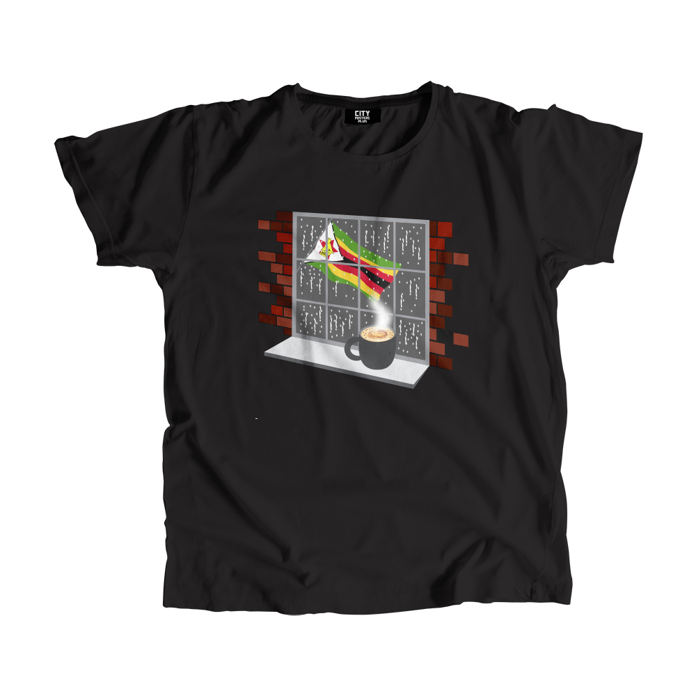 Zimbabwe Coffee Rain Men Unisex T-Shirt