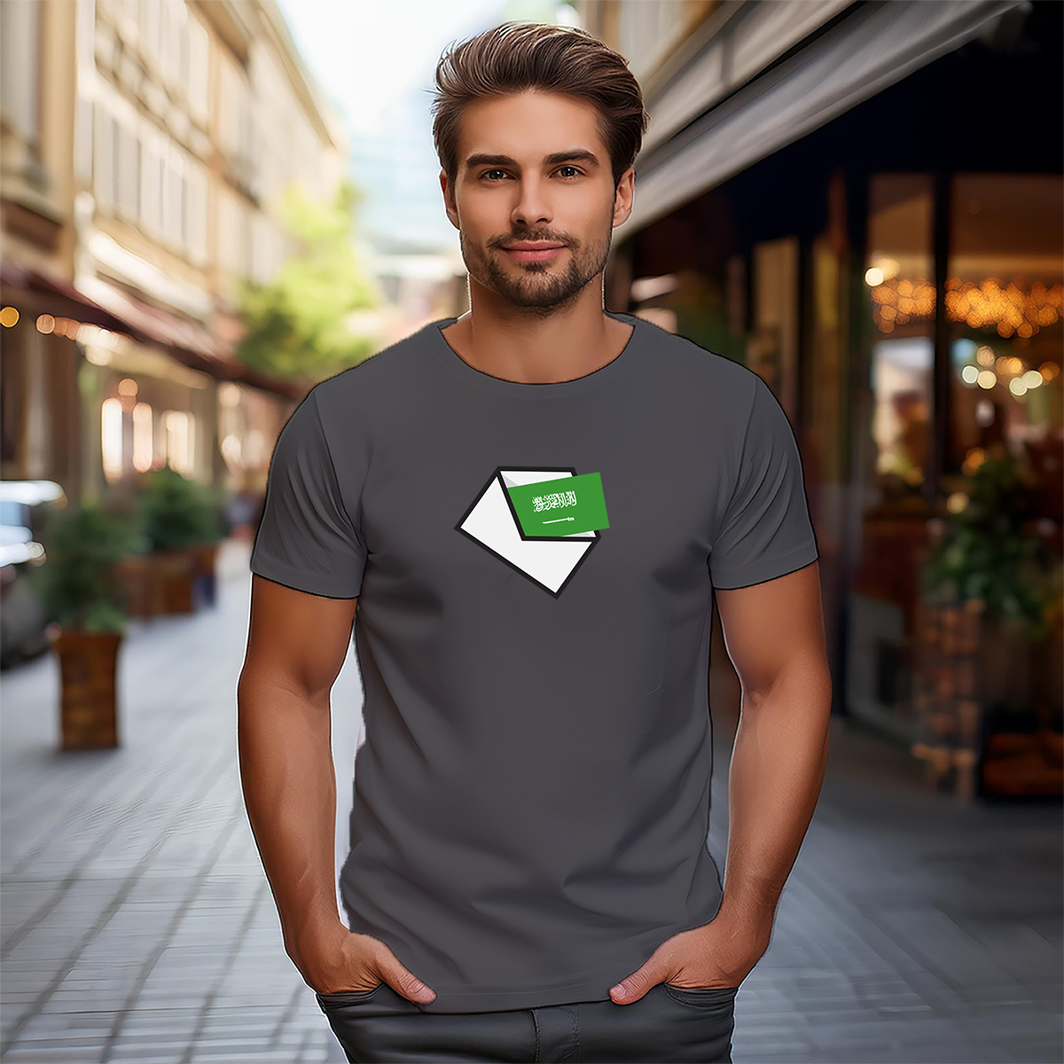 Saudi Arabia Mail Men Unisex T-Shirt
