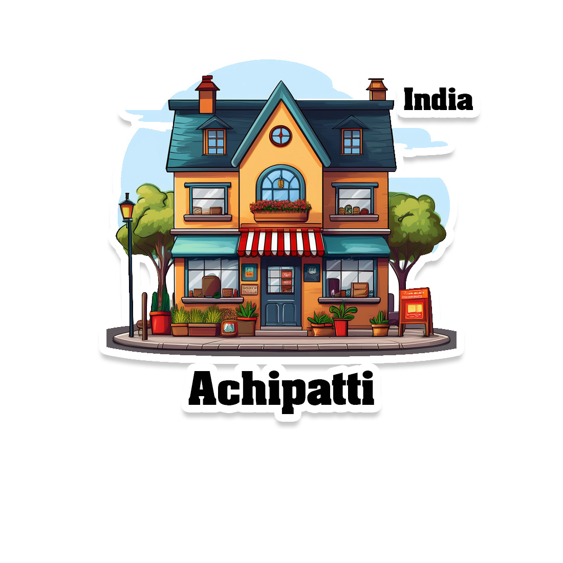 Achipatti Sticker | Home Town Souvenirs