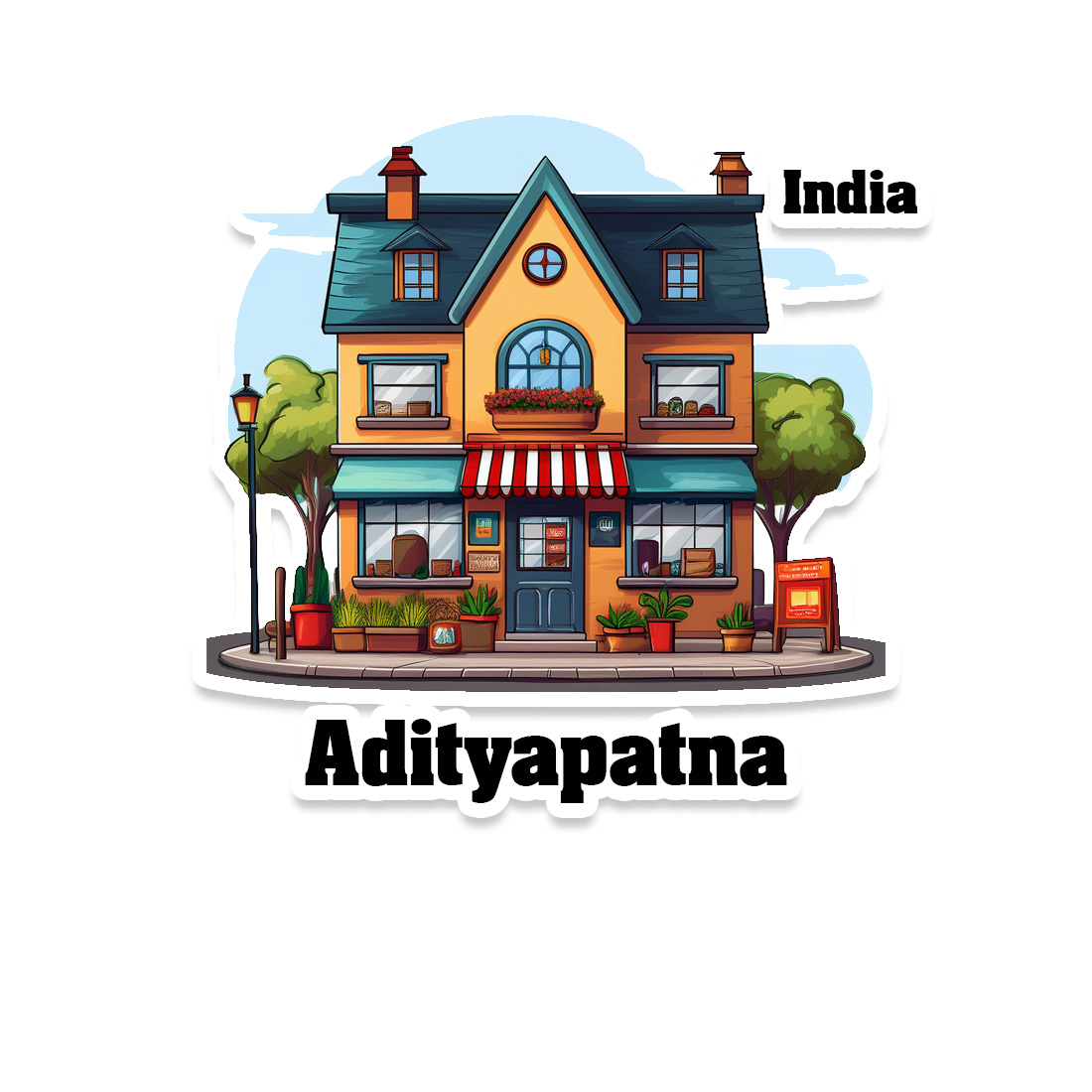 Adityapatna Sticker | Home Town Souvenirs