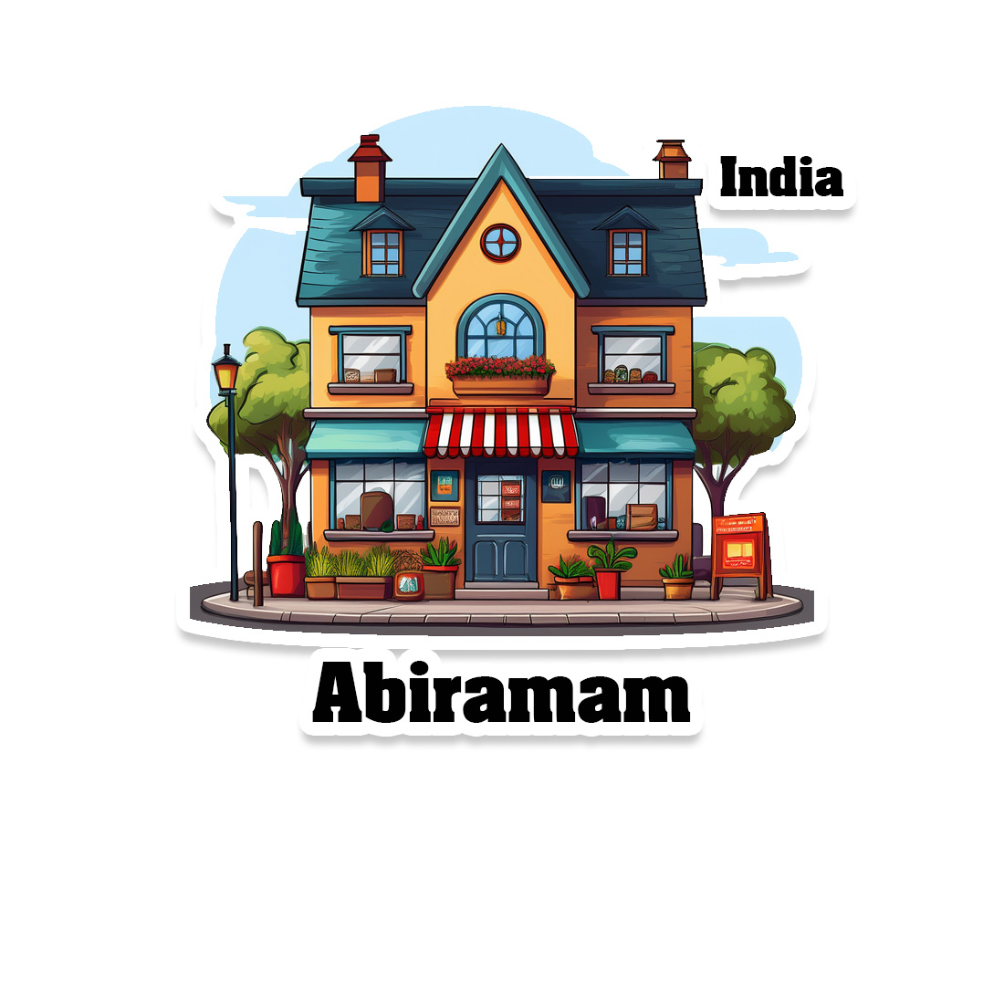 Abiramam Sticker | Home Town Souvenirs