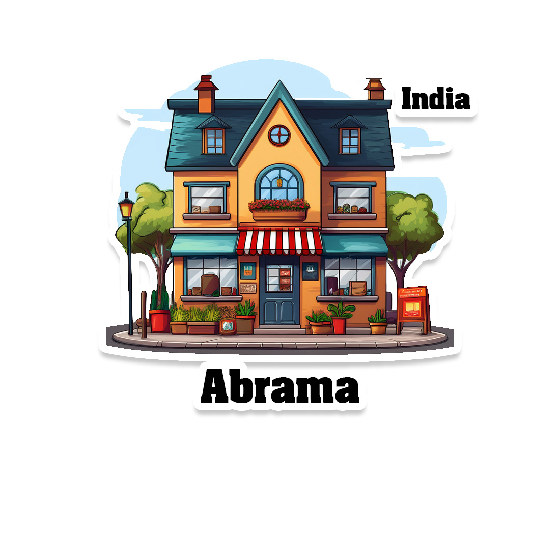 Abrama Sticker | Home Town Souvenirs