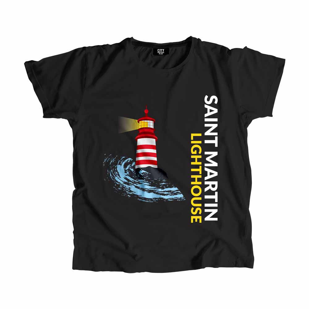 SAINT MARTIN Lighthouse Men Unisex T-Shirt