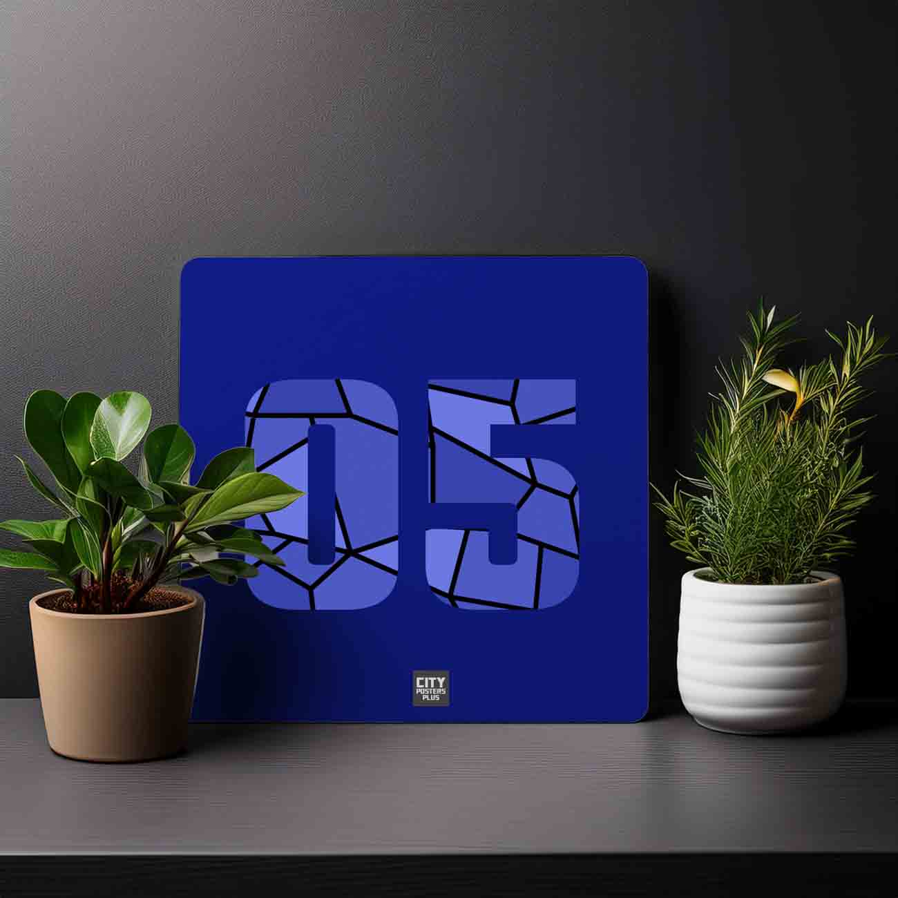05 Number Mousepad (Royal Blue)