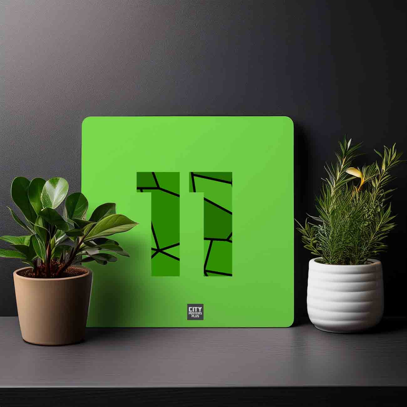 11 Number Mousepad (Liril Green)