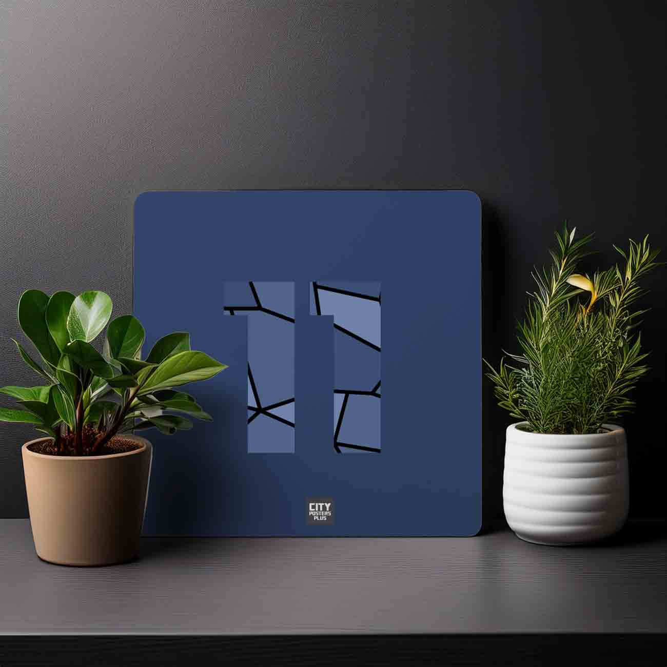 11 Number Mousepad (Navy Blue)