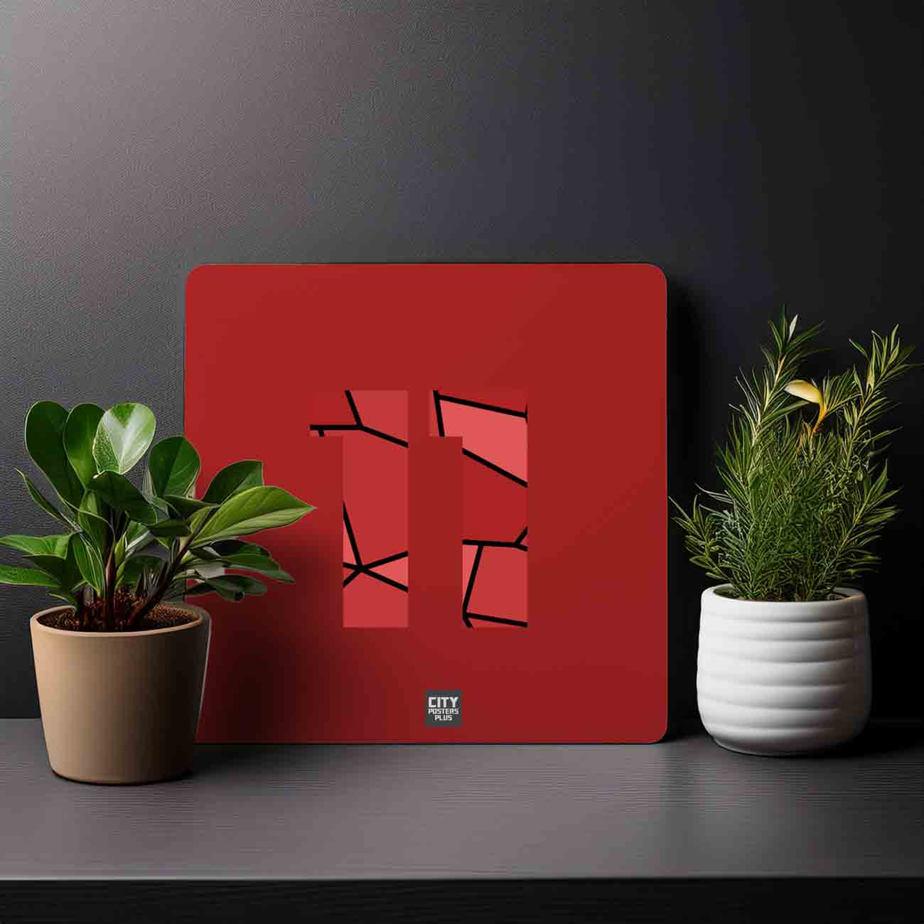 11 Number Mousepad (Red)