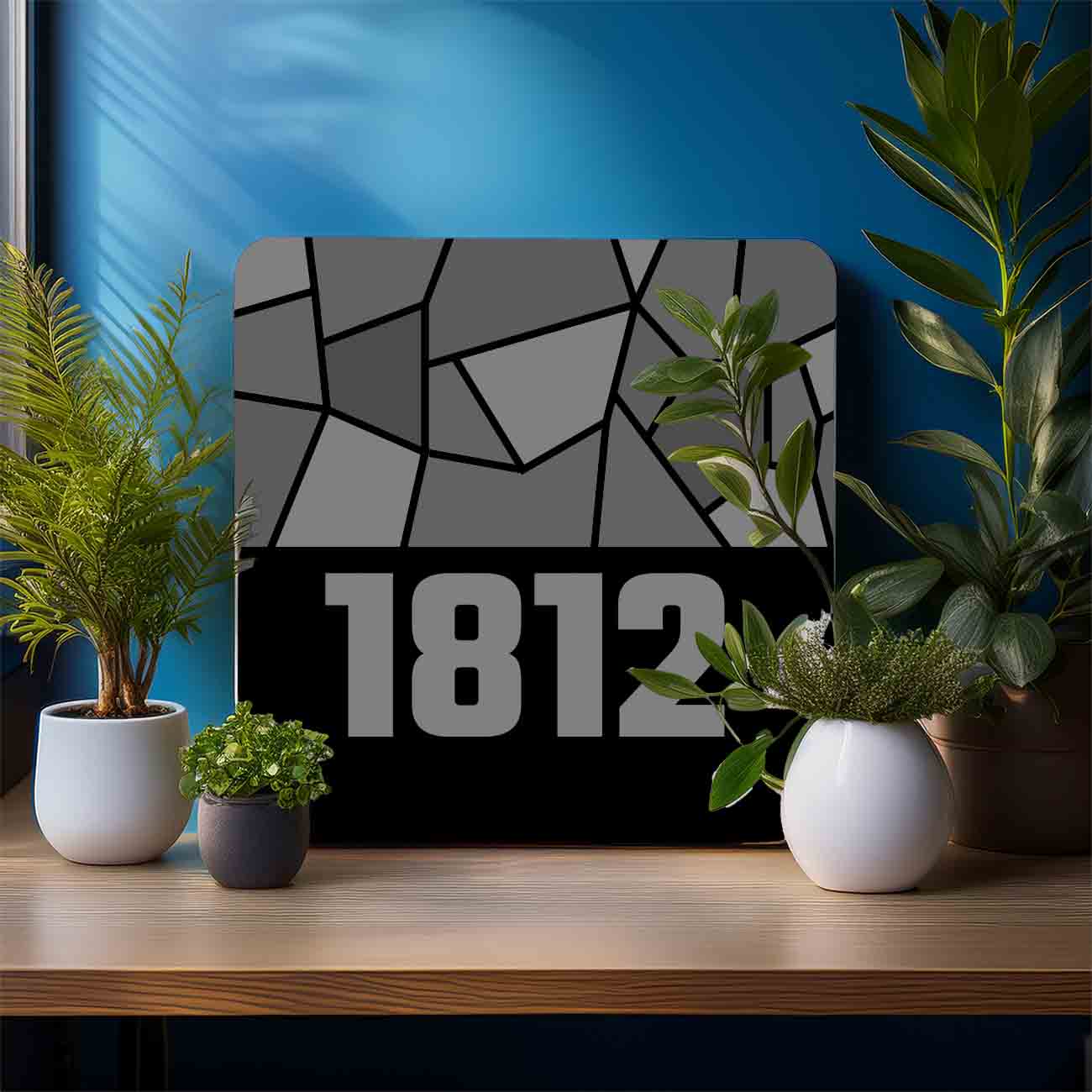 1812 Year Mousepad (Black)