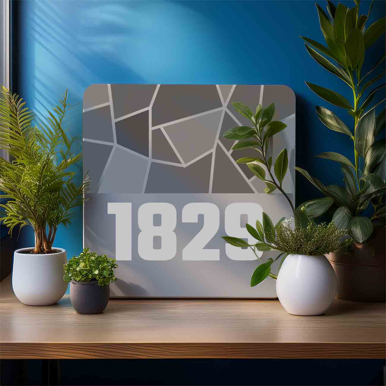 1829 Year Mousepad (Melange Grey)
