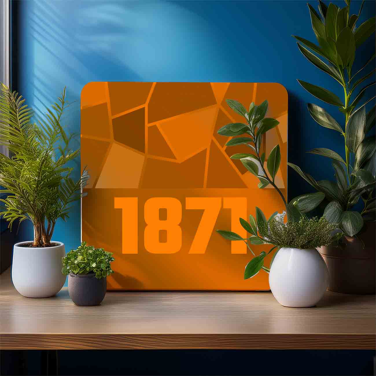 1871 Year Mousepad (Orange)