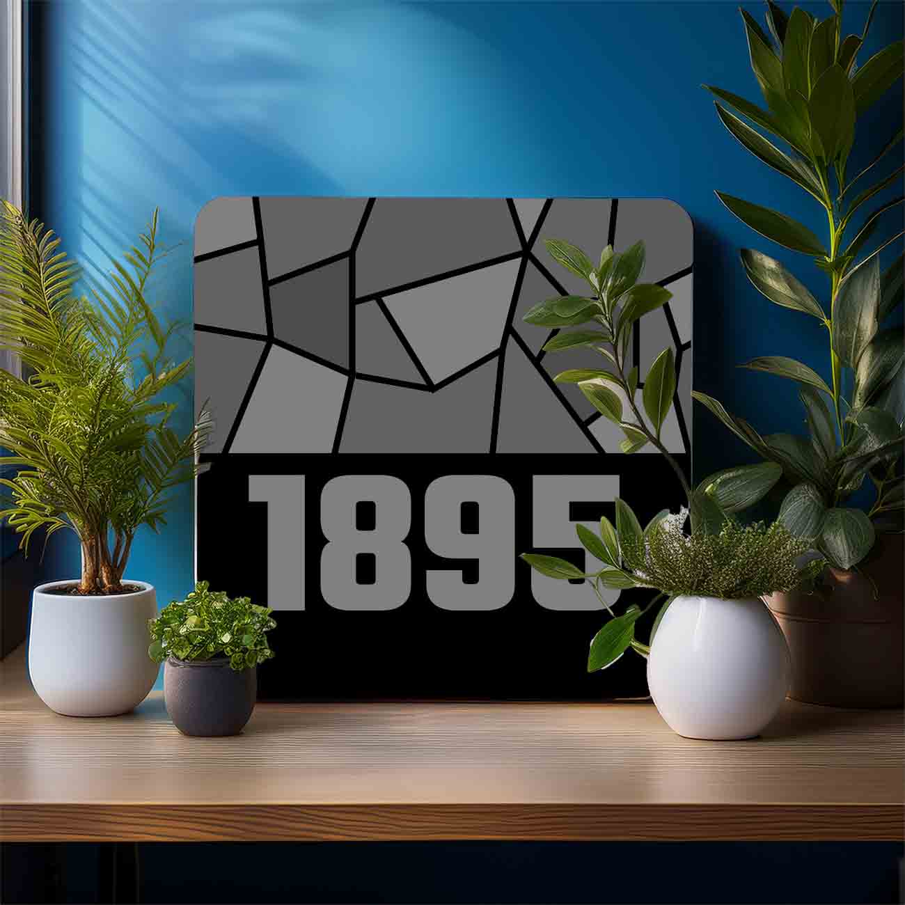 1895 Year Mousepad (Black)