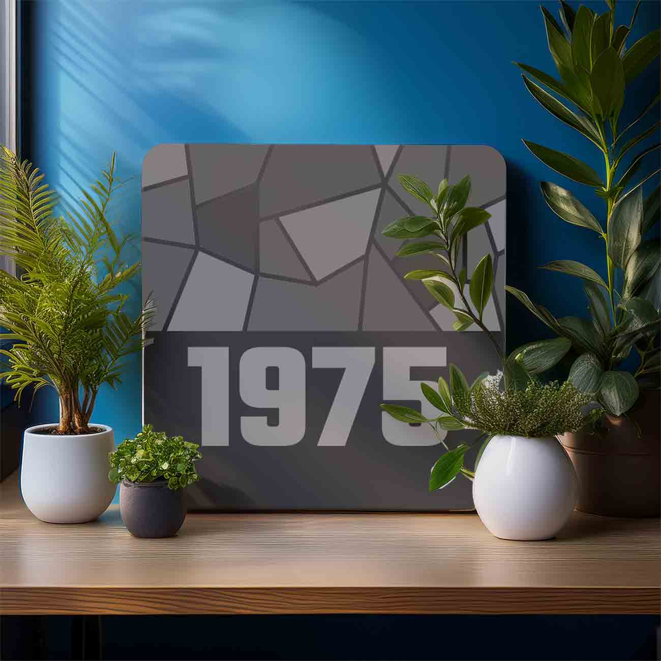 1975 Year Mousepad (Charcoal Grey)