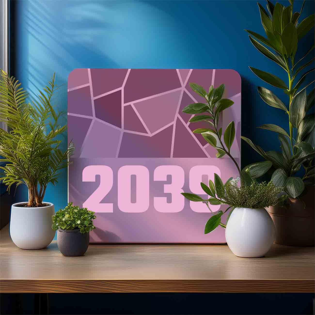 2039 Year Mousepad (Light Pink)