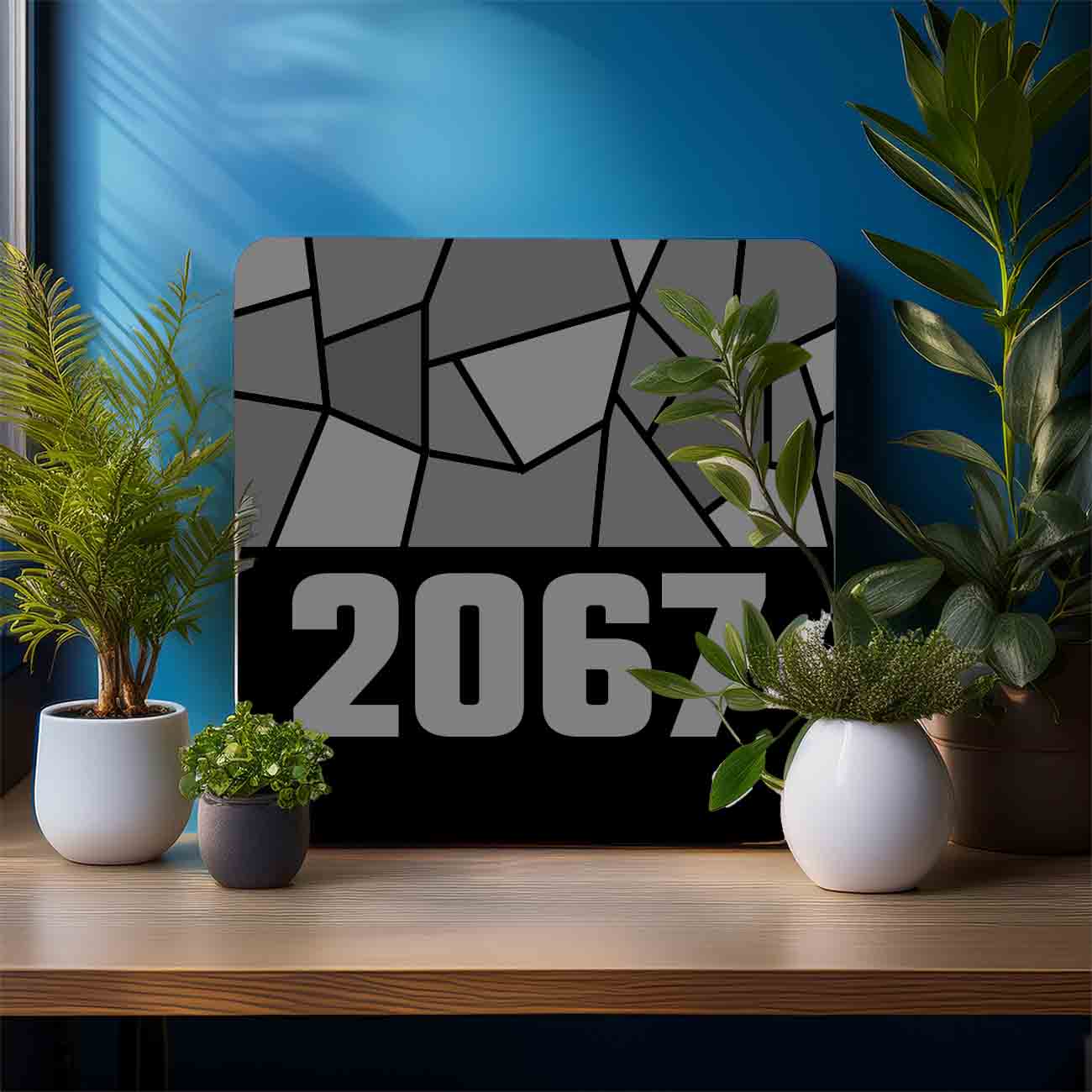 2067 Year Mousepad (Black)