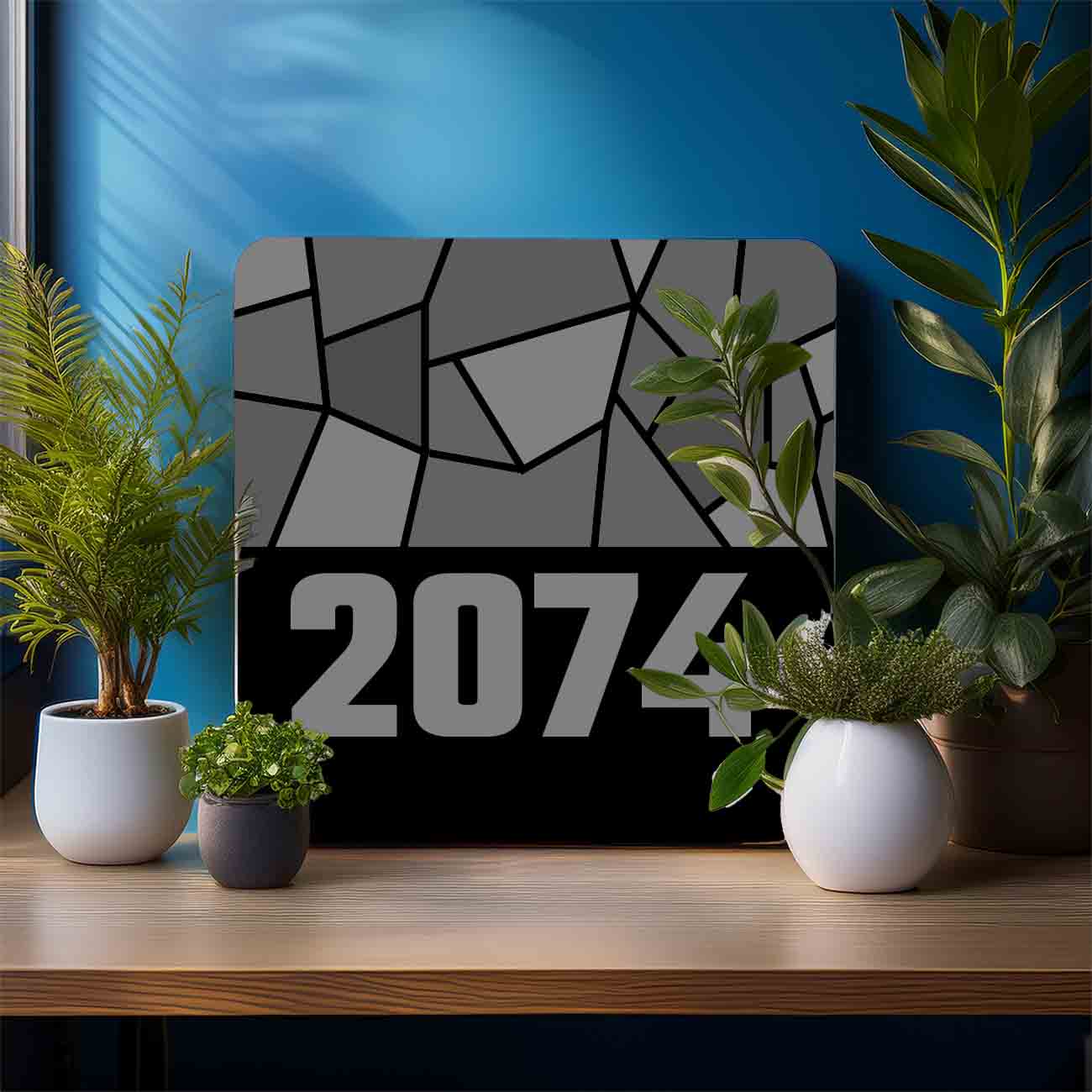 2074 Year Mousepad (Black)