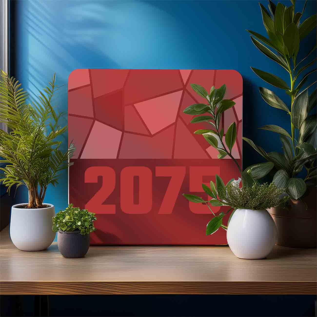 2075 Year Mousepad (Red)