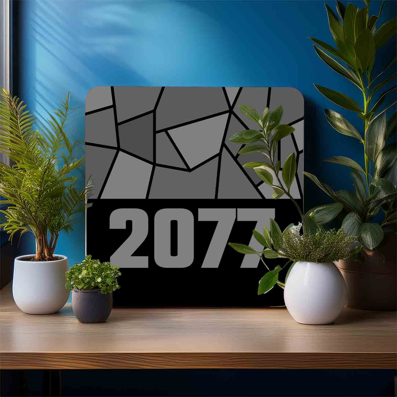 2077 Year Mousepad (Black)