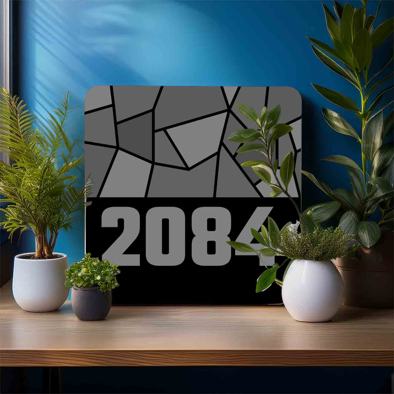2084 Year Mousepad (Black)