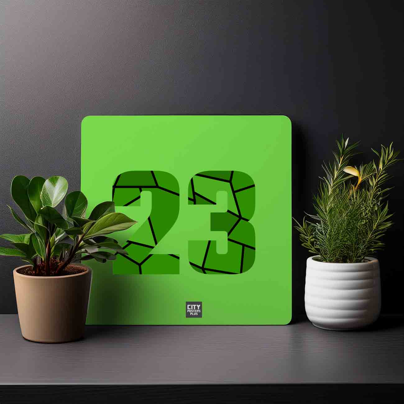 23 Number Mousepad (Liril Green)