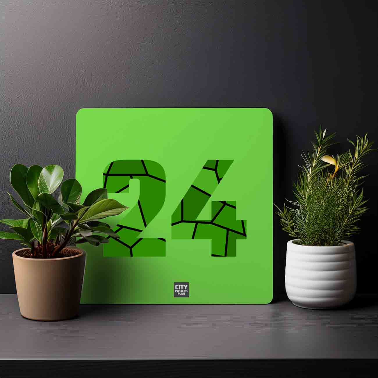 24 Number Mousepad (Liril Green)